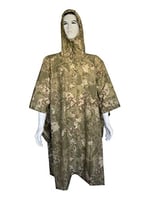 Flaş Tactical Erkek Yeni Tip TSK Kamuflaj Panço Yağmurluk