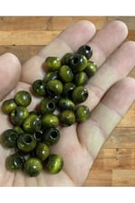 Flea Market 200 Adet 10mm Kahverengi Ahşap Boncuk, masif10ELS