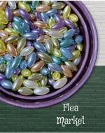 Flea Market Oval Badem Boncuk 25 Gr, BNCK-839