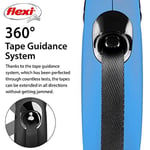Flexi Classic Tape, Otomatik Köpek Gezdirme Tasması Small, 3 Metre, Mavi - Seçenekler: Extra Small 3 m, Small 5 m, Medium 5 m