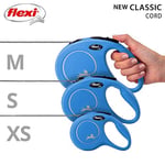 Flexi New Classic S Beden Mavi 5MT İpli Tasma - Seçenekler: Extra Small (3 m), Extra Small (3 m) (2 Pack), Small (5 m)...
