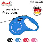 Flexi New Classic S Beden Mavi 5MT İpli Tasma - Seçenekler: Extra Small (3 m), Extra Small (3 m) (2 Pack), Small (5 m)...