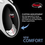 flexi New Comfort Geri Çekilebilir Köpek Tasma (Ört), 7,9 m, Large, Gri/Siyah