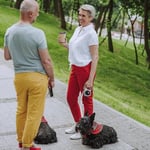 flexi New Comfort Geri Çekilebilir Köpek Tasma (Ört), 7,9 m, Large, Gri/Siyah