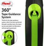 Flexi New Neon M Beden Yeşil 5MT Şerit Tasma - Seçenekler: Medium, 5 m (S), M
