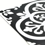 FloorPops FP2475 Gotik Peel & Stick Yer Karosu, Siyah