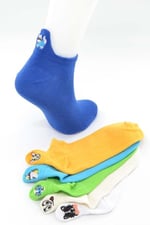 Flora Emojili Bayan Patik Çorap (6 lı) - (36/40)