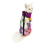 Flower Power Su itici Yağmurluk Kedi Yağmurluğu MOR M
