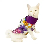 Flower Power Su itici Yağmurluk Kedi Yağmurluğu MOR L