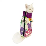 Flower Power Su itici Yağmurluk Kedi Yağmurluğu MOR L