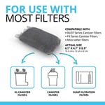 Fluval Akvaryumlar için Karbon Filtre Ortamı, Premium Bitümlü Karbon Uçlar, 100 gram Naylon Torbalar, 3'lü Paket, A1440