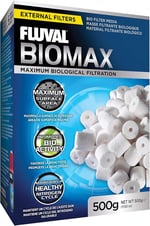 Fluval Biomax, organik halkalar, karmaşık gözenek sistemli, faydalı bakteriler için, tatlı ve deniz akvaryumları için, 500 g