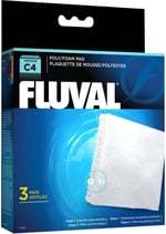 Fluval C4 köpük/poli kartuş, 3'lü paket
