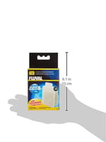 Fluval Clean & Clear filtre kartuşu, daha sağlıklı su için yüksek performanslı reçine, Fluval U1, U2, U3 ve U4 iç filtre için, 2'li paket