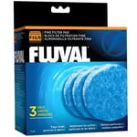 Fluval İnce filtre köpük kartuşu, Fluval dış filtre FX4, FX5 ve FX6 için, 3'lü paket