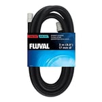 Fluval Oluklu yedek hortum 3 m, çap 17 mm Fluval dış filtre 304, 404, 305, 405, 306 ve 406 için, siyah/gri