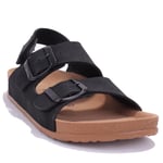 Fly Soft S961 Siyah Ortopedik Günlük Erkek Çocuk Spor Sandalet