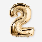 Flying Tiger Copenhagen 2 Numaralı Gold Folyo Balon