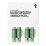 Flying Tiger Copenhagen AA 4'lü Şarj Edilebilir Pil - 1.5V