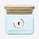 Flying Tiger Copenhagen Bambu Kapaklı Yeşil Cam Saklama Kabı 200 ml
