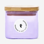Flying Tiger Copenhagen Bambu Kapaklı Mor Cam Saklama Kabı 200 ml
