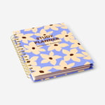 Flying Tiger Copenhagen Bej Çiçekli Çalışma Planlayıcı Defter