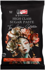 FO Siyah High Class Kaplama, Dekor ve Çiçek Yapımı için Şeker Hamuru 1 kg
