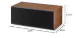 Focal Theva Merkez Hoparlör Koyu Ahşap