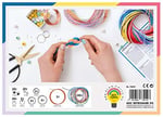 folia 73019 - Yaratıcı Kutu Scoubidou Örgü İpler, El İşi Seti, 197 Parça Kılavuz Dahil - Kişisel Scoubidous ve Bileklikler tasarlamak için