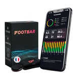Footbar Meteor - Futbol için Aktivite İzleyici. Performans ve Oyun Tarzını Değerlendirmek için Bacağın Çevresine Takılır: Pas, Atış, Hız, Dayanıklılık, Dribling, Mücadele