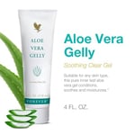 Forever Living - Aloe Vera Gelly - Saf Aloe Jel, Yatıştırıcı ve Nemlendirici Cilt, Lekelenmez ve Hızlı Emici, Vegan ve Glutensiz, 4 fl oz