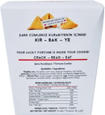 Fortune Cookie/Şans Kurabiyesi 10'lu Kutu (Hazır Dilekler/Fallar)