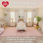 Franco Collectibles Care Bears Klasik Retro Gökkuşağı Yatak Takımı 5 Parça Süper Yumuşak Yorgan ve Çarşaf Seti, Şemli, İkiz (% - Seçenekler: 4 Piece Twin Size, 5 Piece Full Size, 5 Piece Queen Size...