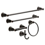 Franklin Brass KIN5PC-ORB Kinla Banyo Aksesuar Seti, 5 Parça, Yağlı Bronz - Seçenekler: 3 Parça Banyo Aksesuar Seti, 5 Parça Banyo Aksesuar Seti...