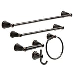 Franklin Brass KIN5PC-ORB Kinla Banyo Aksesuar Seti, 5 Parça, Yağlı Bronz - Seçenekler: 3 Parça Banyo Aksesuar Seti, 5 Parça Banyo Aksesuar Seti...