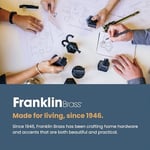 Franklin Brass Maxted Tuvalet Kağıdı Tutucu, Mat Siyah, Banyo Aksesuarları, MAX50-FB