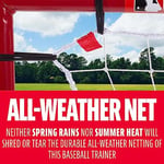 Franklin Sports Beyzbol Geri Tepme ve Atış Geri Döndürme Ağı - Atış Geri Dönüş Eğitmeni + Bağlanabilir Atış Hedefli Geri Tepme Ağı - Yerden ve Yüksek Atışlar İçin - Seçenekler: 68
