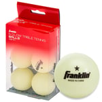 Franklin Sports Masa Tenisi Topları - Resmi Boyut ve Ağırlık 40 mm Masa Tenisi Topları - Tek Yıldızlı Profesyonel Toplar - Toplu Paketler ve Aile Setleri