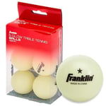 Franklin Sports Masa Tenisi Topları - Resmi Boyut ve Ağırlık 40 mm Masa Tenisi Topları - Tek Yıldızlı Profesyonel Toplar - Toplu Paketler ve Aile Setleri