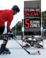 Franklin Sports NHL Hockey Goalie Shooting Target - Hockey Goal Practice Target - Street Hockey Net Goalie Target - Seçenekler: 54 (G) x 44 (H), 72 X 48