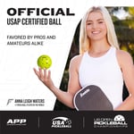 Franklin Sports Outdoor Pickleballs - X-40 Pickleball Balls - USA Pickleball (USAPA) Approved - Official US Open Ball