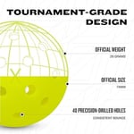 Franklin Sports Outdoor Pickleballs - X-40 Pickleball Balls - USA Pickleball (USAPA) Approved - Official US Open Ball