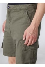 Fred Mello Normal Bel Slim Fit Bermuda Şort, 30, 5003031678, Haki, Erkek