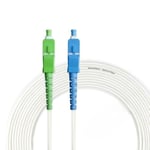 Free Pop, Ultra, Revolution Freebox için Fiber Optik Kablo, SC/UPC - SC/APC bağlantısı, Jartiyer Uzatma Kablosu (10 metre)