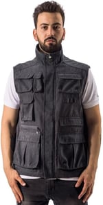 Freecamp Vest Erkek Balıkçı Yelek (ANTRASİT / 2XL)