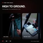 Freewell Karbon Fiber Gerçek Seyahat Tripodu, Kameralar ve Akıllı Telefonlar için 360° Top Başlığı ile