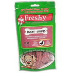 Freshy Ducky Stripes Gerçek Ördek Etli Köpek Ödül 20 Li Renkli
