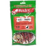 Freshy Ördek Kaplı Sütlü Burgu Köpek Ödülü 90 Gr 10 Lu Renkli