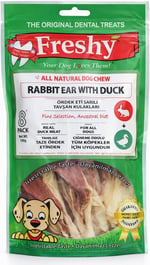 Freshy Rabbit Ear Whit Duck Ördek Eti Kaplı Tavşan Kulağı 100 Gr 8'li