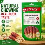 Freshy Rabbit Ear Whit Duck Ördek Eti Kaplı Tavşan Kulağı 100 Gr 8'li